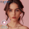 Haipurecon Wholesale Yearly Contact Lenses Mina 14.5mm 5-tone Pink & Red Colored Eye Lens for Makeup Comfortable Natural Lenses