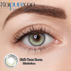 Haipurecon Girl's Tears Brown & Blue Contact Lens Wholesale High Quality 14.5mm 4-tone Contact Eye Lens Yearly Disposable Daily Comfortable Natural Enhance Eye