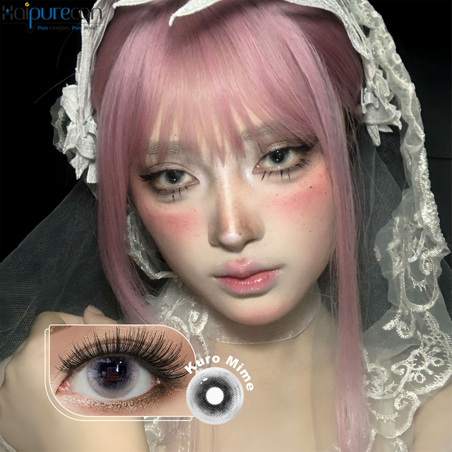 Haipurecon Kuro Mime Lenti a contatto cosplay 14,5 mm