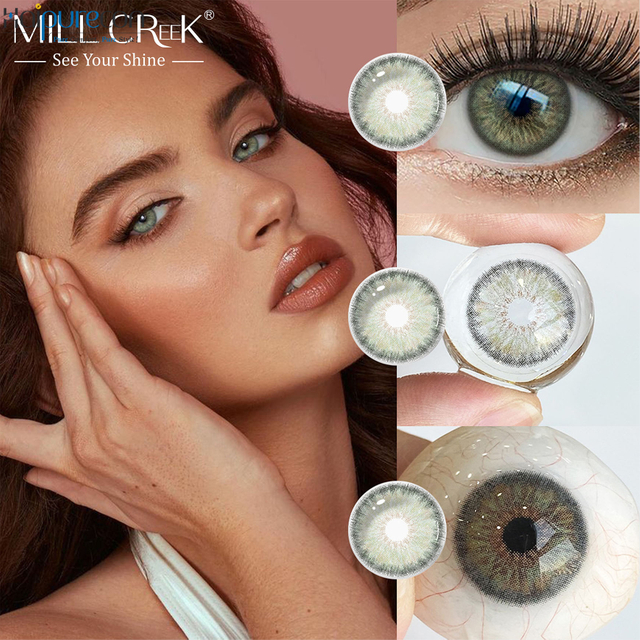 Haipurecon Breeze Grey 14.2mm Best Selling K-Beauty Daily Disposable Contact Lenses 55 Percent Water Content 10 Pieces