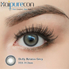 Haipurecon Dolly Kristin Grey Contact Lenses Monthly Natural Colored 4-tone 14.2mm Contact Lenses 40% Water Content Daily Comfortable