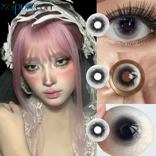 Haipurecon Kuro Mime Lenti a contatto cosplay 14,5 mm