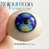 Haipurecon 떡 스카이 블루 코스프레 콘택트 렌즈 14.5mm