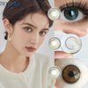 Haipurecon Water Hazel Green Color Contact Lenses 14.0mm Natural Yearly Beauty Lenses 40% Water Content CE ISO Certified