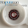 Haipurecon Obscura Lenti a contatto rosse cosplay 14,5 mm 40% contenuto d'acqua 8,6 curva base