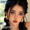 Wholesale Fluffy Violet Daily Disposable Contact Lenses 14.2mm 55% Water Content K-beauty Big Eye Effect 8.5mm BC CE ISO New