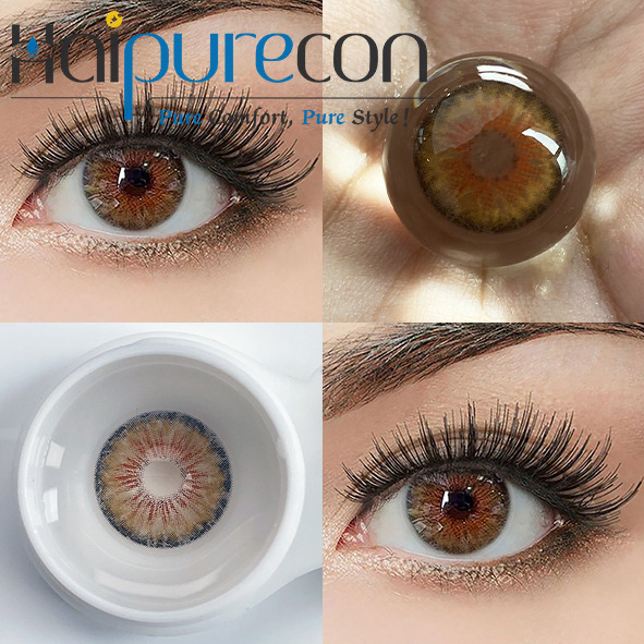 Haipurecon Cleopatra 2.0 Hazel 14.2mm Best Selling Daily Disposable Contact Lenses 10 Pieces