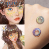 Haipurecon Girl's Tears Brown & Blue Contact Lens Wholesale High Quality 14.5mm 4-tone Contact Eye Lens Yearly Disposable Daily Comfortable Natural Enhance Eye