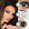 Haipurecon Comic Haze Green Yearly Color Contact Lenses 14.2mm Manga Big Eye Effect 40% Water Content 8.6mm BC CE ISO 0197