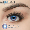 Lenti a contatto cosplay Haipurecon Mystic Butterfly viola con contenuto d'acqua al 40% certificato CE e ISO