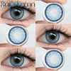 Haipurecon Klein Blue Colored Contact Lenses 14.5mm 4-tone Special Design 40% Water Content Daily Comfortable Yearly Disposable High Quality