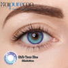 Haipurecon Girl's Tears Brown & Blue Contact Lens Wholesale High Quality 14.5mm 4-tone Contact Eye Lens Yearly Disposable Daily Comfortable Natural Enhance Eye