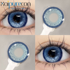 Haipurecon Klein Blue Colored Contact Lenses 14.5mm 4-tone Special Design 40% Water Content Daily Comfortable Yearly Disposable High Quality