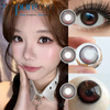 Haipurecon Goofy Princess 4-Tone Colored Contact Lenses 14.2mm Big Diameter Yearly Wear Cosmetic Contacts